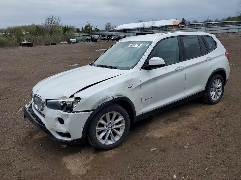 2016 Bmw X3 მანქანა იყიდება აუქციონზე, vin: 5UXWX9C58G0D75955, აუქციონის ნომერი: 49700776