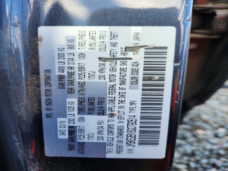49855626 :رقم المزاد ، JM3KE2BY8G0790514 vin ، 2016 Mazda Cx-5 مزاد بيع