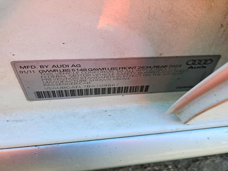 Продаж на аукціоні авто 2011 Audi S4, vin: WAUBGAFL7BA109867, номер лоту: 49937006