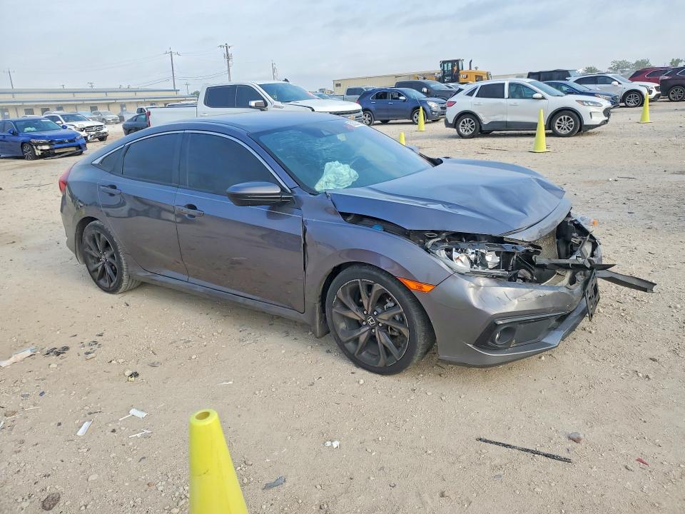 50525216 :رقم المزاد ، 19XFC2F84LE010052 vin ، 2020 Honda Civic مزاد بيع