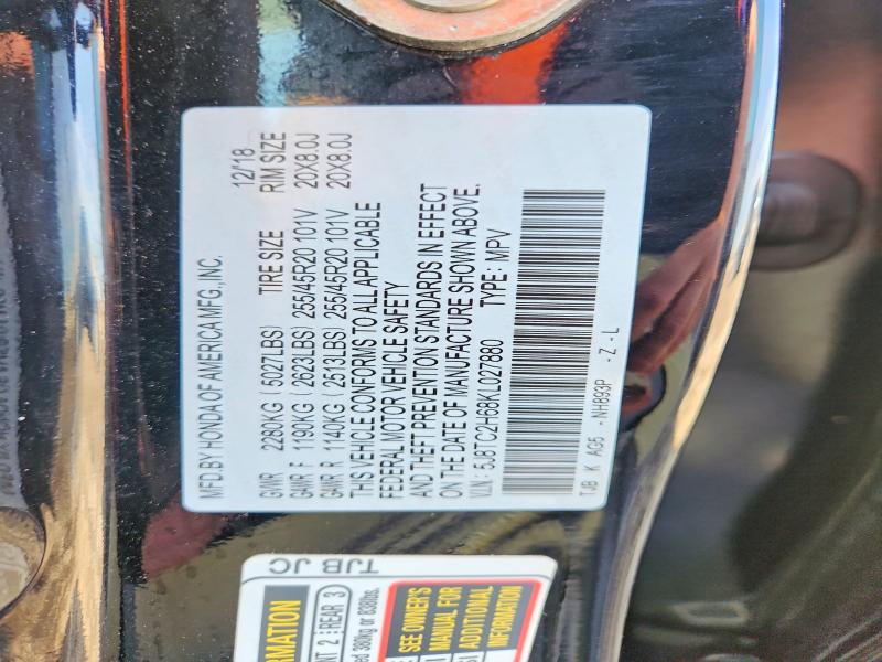 Aukcja sprzedaży 2019 Acura Rdx, vin: 5J8TC2H68KL027880, numer aukcji: 49492456