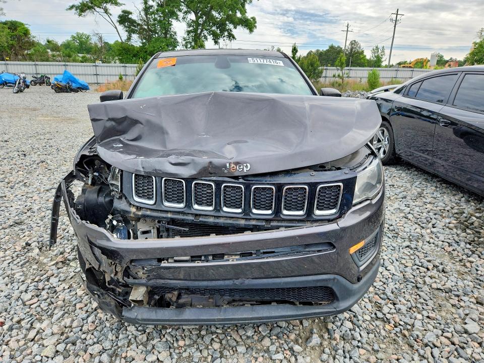 2018 Jeep Compass მანქანა იყიდება აუქციონზე, vin: 3C4NJCAB9JT330227, აუქციონის ნომერი: 51177416