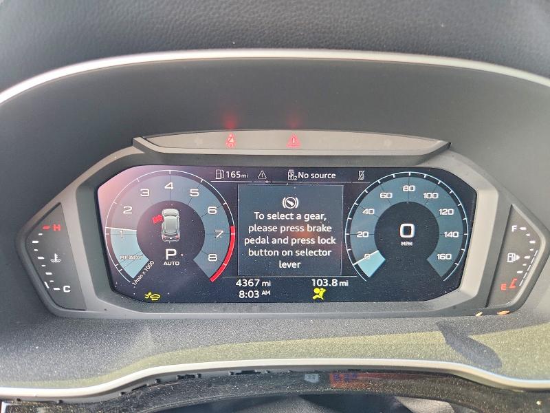 2025 Audi Q3 მანქანა იყიდება აუქციონზე, vin: WA1DECF33S1069259, აუქციონის ნომერი: 50053456