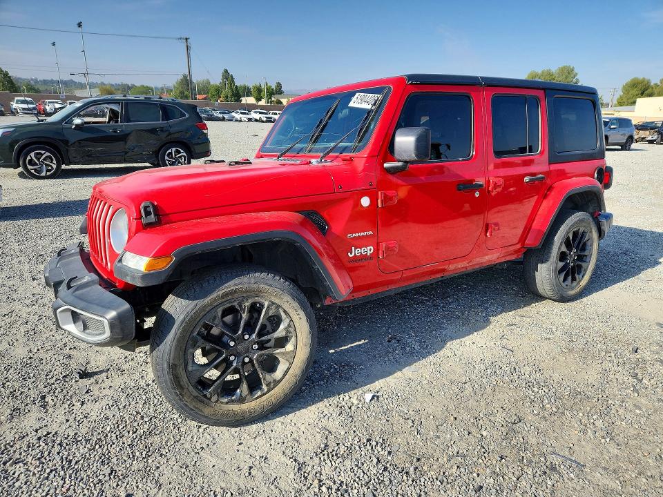 2020 Jeep Wrangler Unlimited მანქანა იყიდება აუქციონზე, vin: 1C4HJXEN8LW213941, აუქციონის ნომერი: 51904406