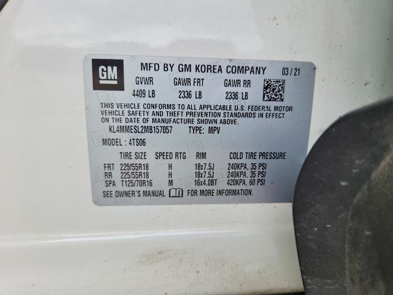 Продаж на аукціоні авто 2021 Buick Encore Gx, vin: KL4MMESL2MB157057, номер лоту: 48492466