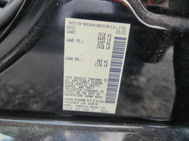 Продажа на аукционе авто 2021 Nissan Altima, vin: 1N4BL4CW0MN372556, номер лота: 51118606