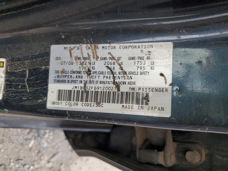 2009 Mazda 3 მანქანა იყიდება აუქციონზე, vin: JM1BK32F691200278, აუქციონის ნომერი: 49889826