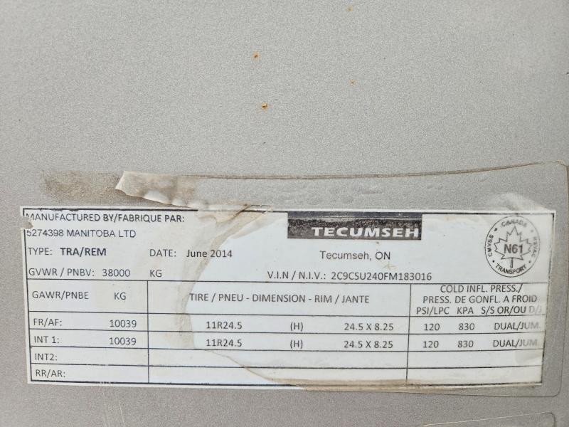 Продажа на аукционе авто 2015 Chrysler Unknown, vin: 2C9CSU240FM183016, номер лота: 48336736