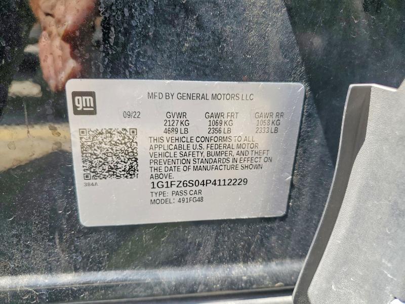 Aukcja sprzedaży 2023 Chevrolet Bolt Euv, vin: 1G1FZ6S04P4112229, numer aukcji: 49322166