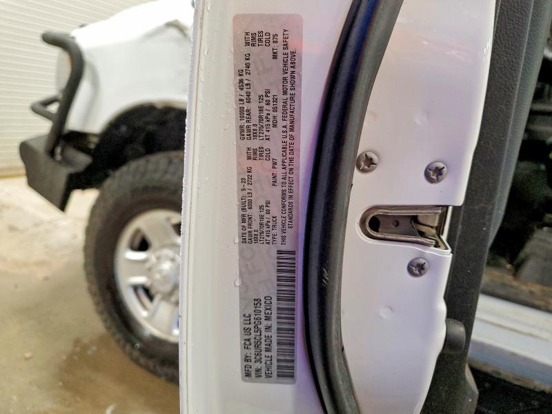 49133696 :رقم المزاد ، 3C6UR5CL5PG610158 vin ، 2023 Ram 2500 مزاد بيع