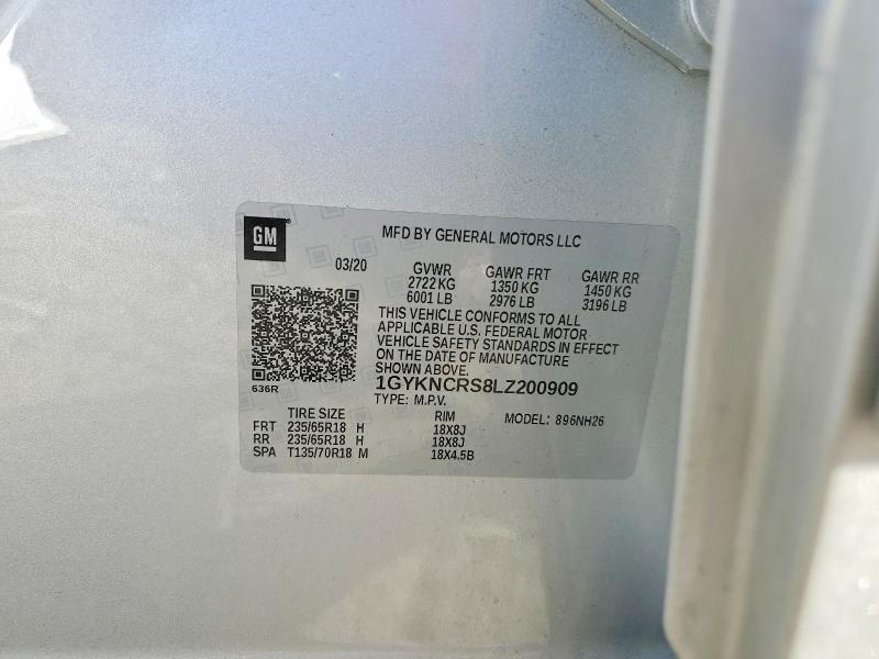 Aukcja sprzedaży 2020 Cadillac Xt5, vin: 1GYKNCRS8LZ200909, numer aukcji: 48107906