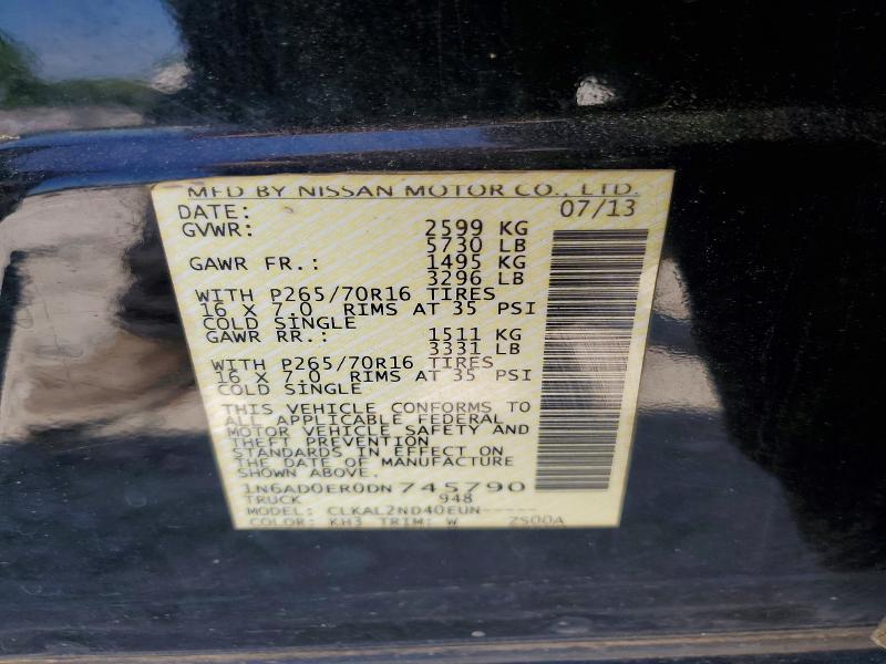 Продаж на аукціоні авто 2013 Nissan Frontier, vin: 1N6AD0ER0DN745790, номер лоту: 49913336