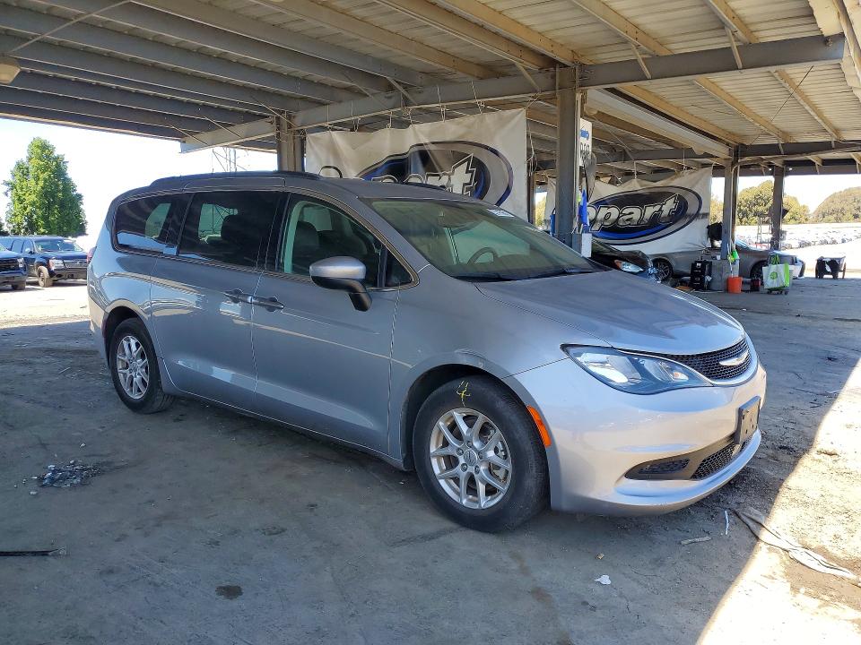 48652516 :رقم المزاد ، 2C4RC1DG8MR555060 vin ، 2021 Chrysler Voyager مزاد بيع