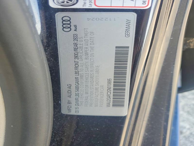 Aukcja sprzedaży 2016 Audi A7, vin: WAU2GAFC2GN010695, numer aukcji: 49766446