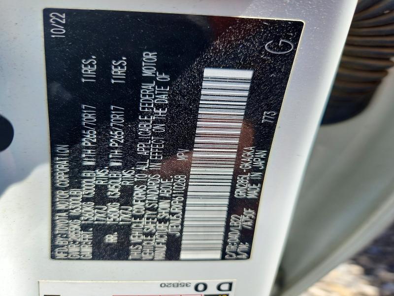 50969876 :رقم المزاد ، JTENU5JRXP6110268 vin ، 2023 Toyota 4runner مزاد بيع