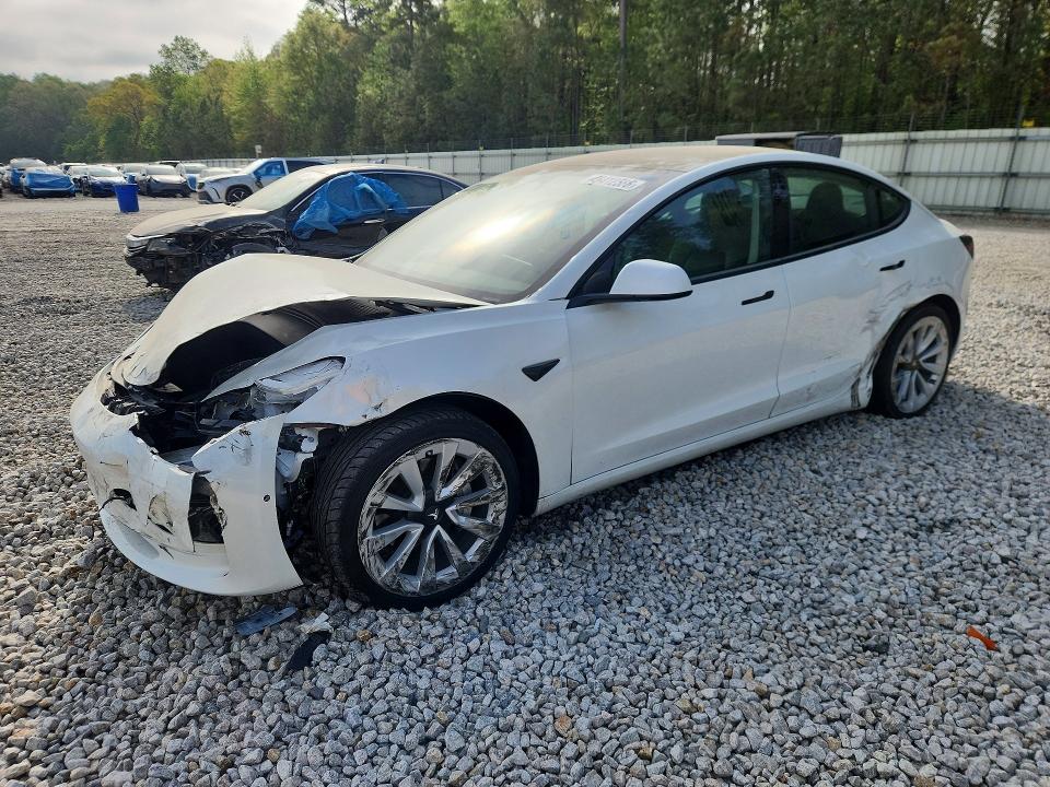 48412586 :رقم المزاد ، 5YJ3E1EAXNF188086 vin ، 2022 Tesla Model 3 مزاد بيع