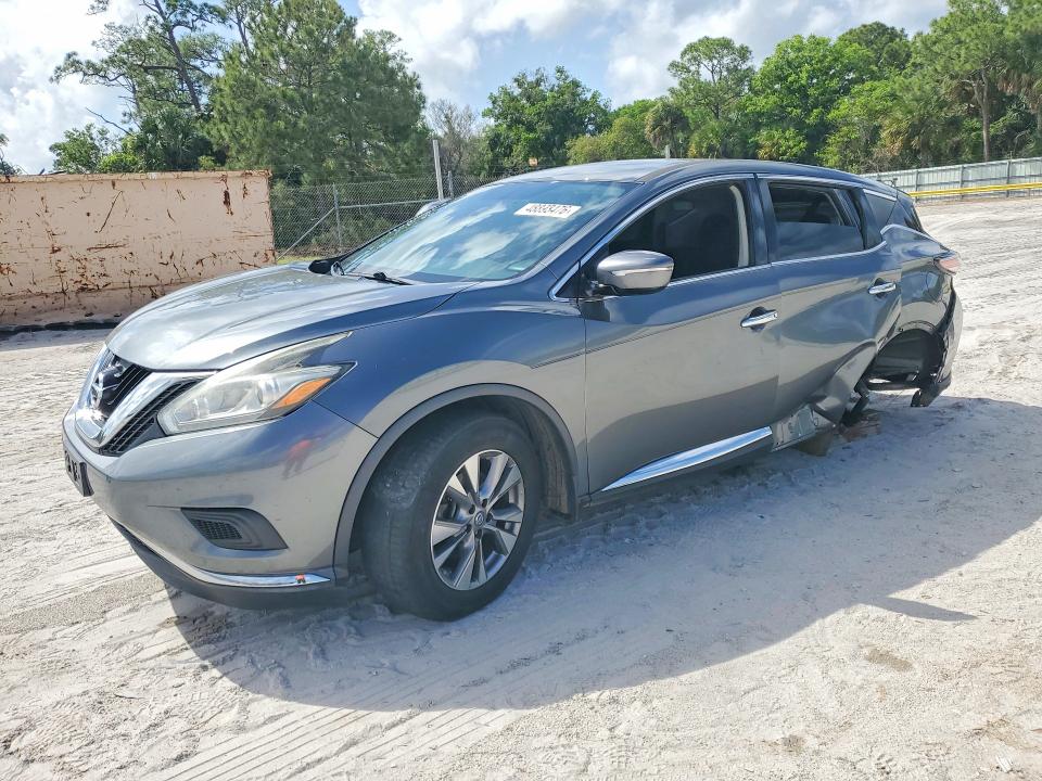 2015 Nissan Murano მანქანა იყიდება აუქციონზე, vin: 5N1AZ2MG8FN240482, აუქციონის ნომერი: 48893476