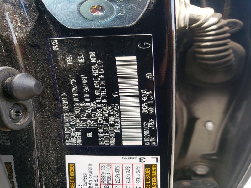 Aukcja sprzedaży 2023 Toyota 4runner, vin: JTERU5JR7P6207557, numer aukcji: 50758876