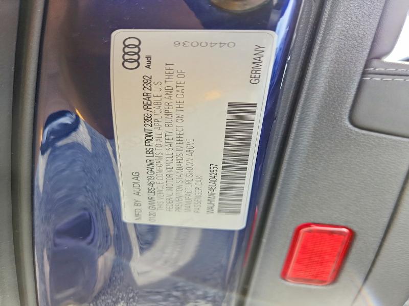 Продажа на аукционе авто 2020 Audi A4, vin: WAUHMAF45LA042957, номер лота: 49931856