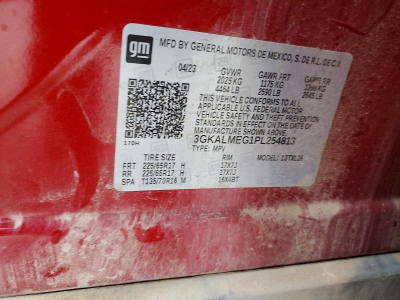 49531986 :رقم المزاد ، 3GKALMEG1PL254813 vin ، 2023 Gmc Terrain مزاد بيع