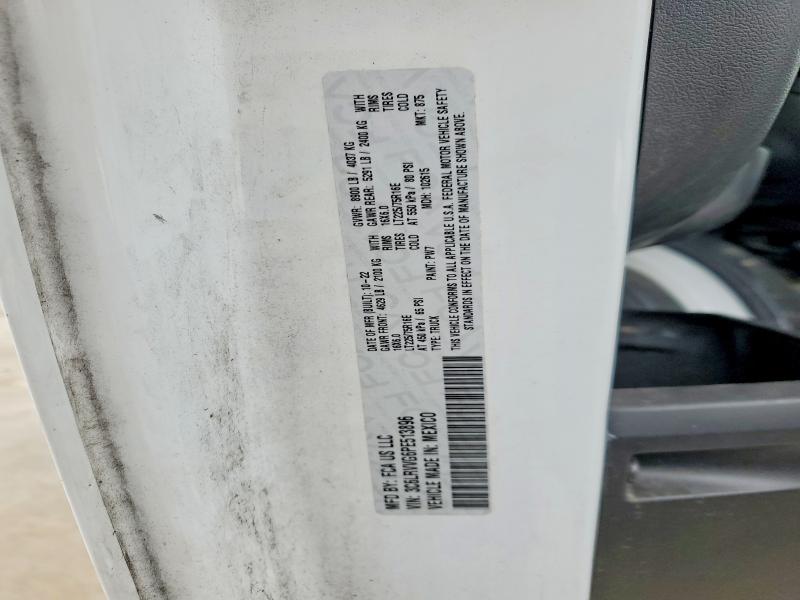 48824706 :رقم المزاد ، 3C6LRVVG6PE513896 vin ، 2023 Ram Promaster 2500 مزاد بيع