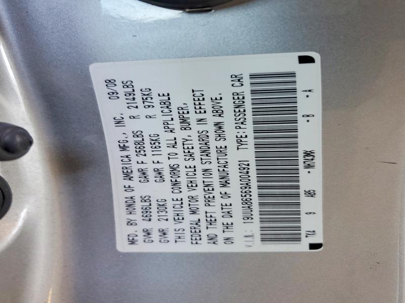 Aukcja sprzedaży 2009 Acura Tl, vin: 19UUA86569A004921, numer aukcji: 51203656