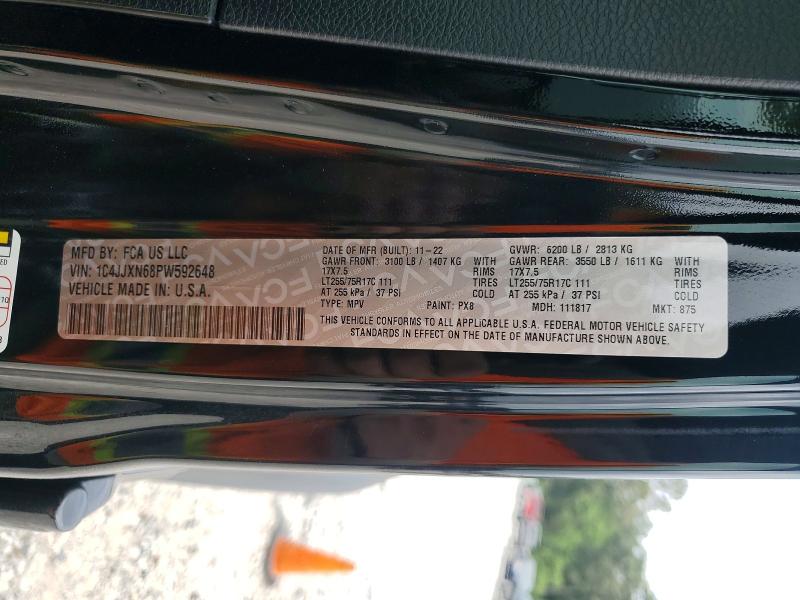 2023 Jeep Wrangler მანქანა იყიდება აუქციონზე, vin: 1C4JJXN68PW592648, აუქციონის ნომერი: 51420866