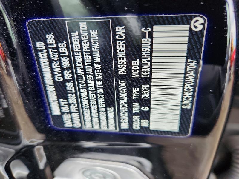 Aukcja sprzedaży 2018 Infiniti Qx30, vin: SJKCH5CP0JA047047, numer aukcji: 48176286
