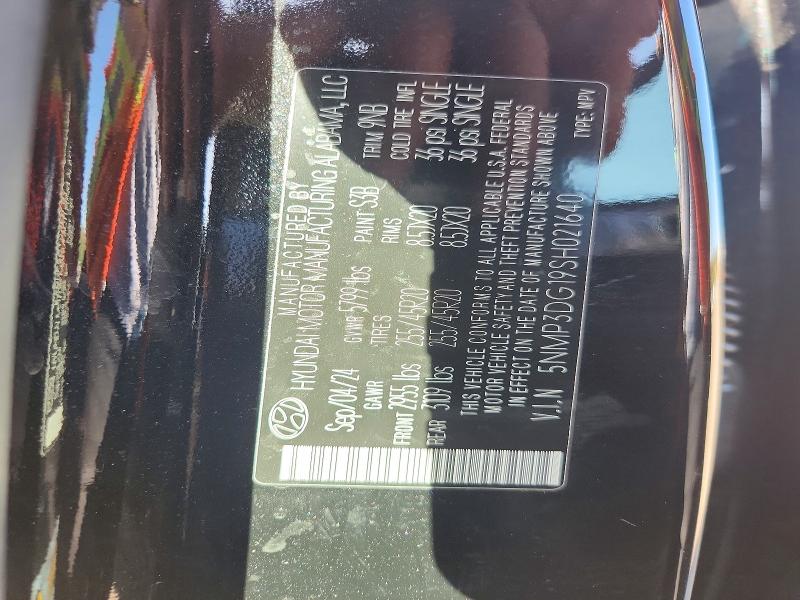 Продажа на аукционе авто 2025 Hyundai Santa Fe, vin: 5NMP3DG19SH021640, номер лота: 50159856