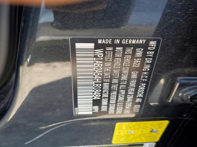 Aukcja sprzedaży 2017 Porsche Macan, vin: WP1AB2A54HLB18484, numer aukcji: 49759806