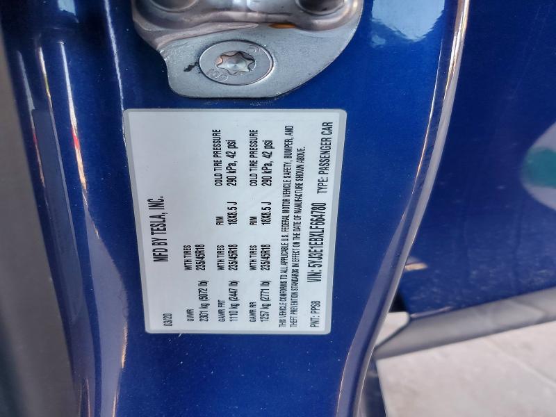 Aukcja sprzedaży 2020 Tesla Model 3, vin: 5YJ3E1EBXLF664780, numer aukcji: 49535056