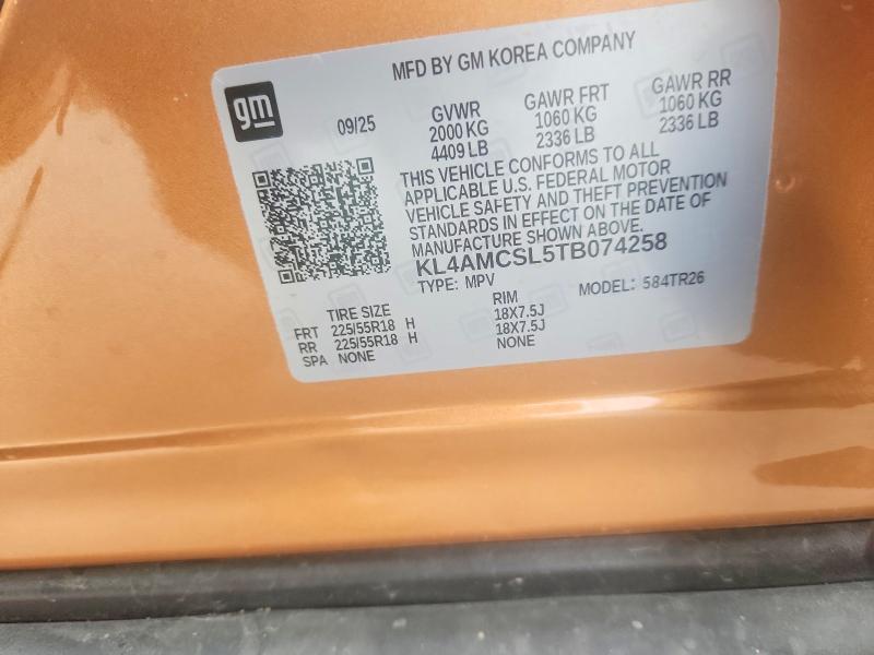 Продажа на аукционе авто 2026 Buick Encore Gx, vin: KL4AMCSL5TB074258, номер лота: 51697066