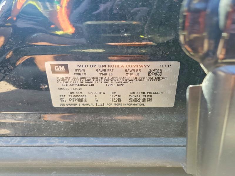 Продаж на аукціоні авто 2018 Buick Encore, vin: KL4CJASB4JB586748, номер лоту: 49058596