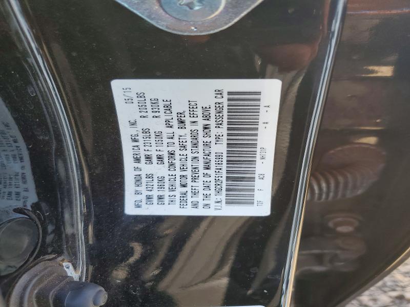 Aukcja sprzedaży 2015 Honda Accord, vin: 1HGCR2F51FA185990, numer aukcji: 51472566