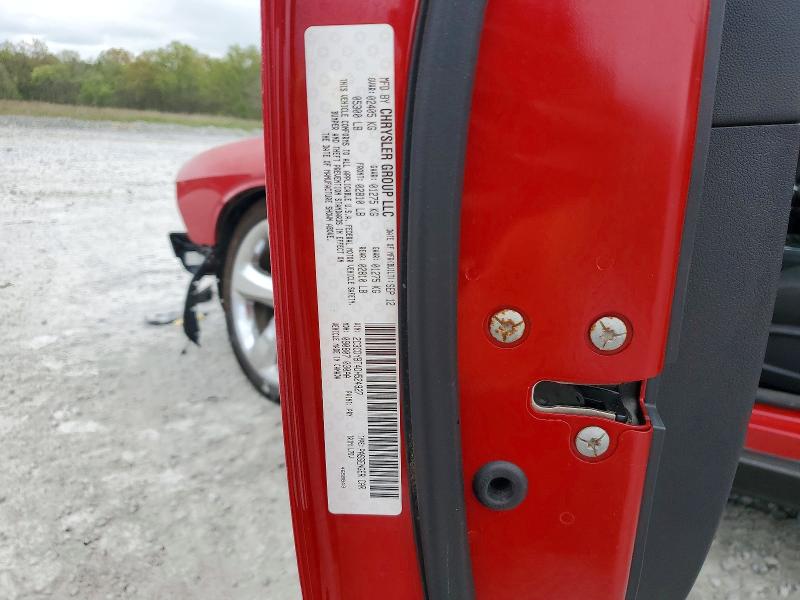 2013 Dodge Challenger მანქანა იყიდება აუქციონზე, vin: 2C3CDYBT4DH524927, აუქციონის ნომერი: 48472066
