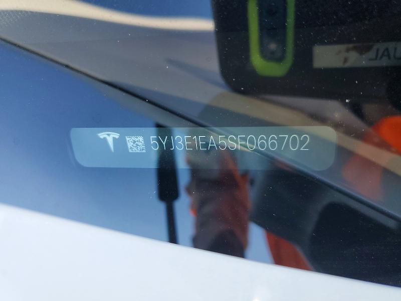 Aukcja sprzedaży 2025 Tesla Model 3, vin: 5YJ3E1EA5SF066702, numer aukcji: 50125196