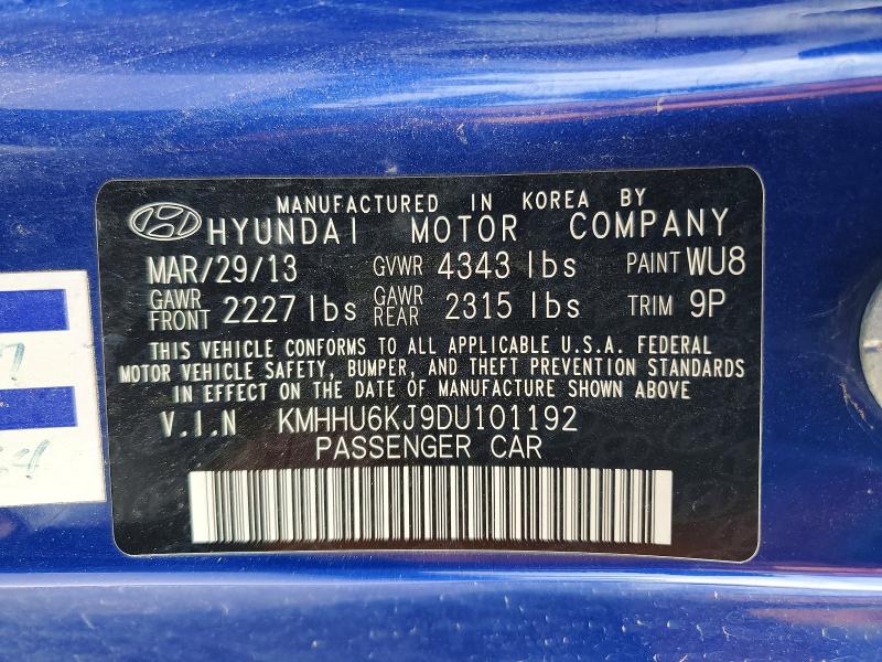Aukcja sprzedaży 2013 Hyundai Genesis Coupe, vin: KMHHU6KJ9DU101192, numer aukcji: 49556936
