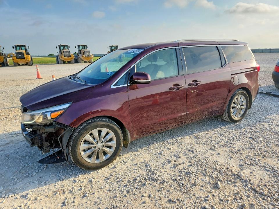 2017 Kia Sedona მანქანა იყიდება აუქციონზე, vin: KNDMC5C16H6274323, აუქციონის ნომერი: 50436086