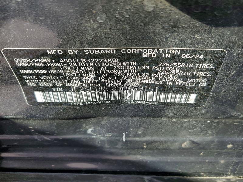 Продаж на аукціоні авто 2025 Subaru Forester, vin: JF2SLDNC0SH439151, номер лоту: 50289416