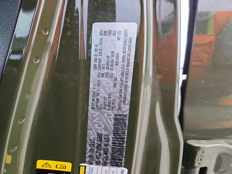 Продаж на аукціоні авто 2021 Jeep Gladiator, vin: 1C6JJTFM3ML569563, номер лоту: 51100216