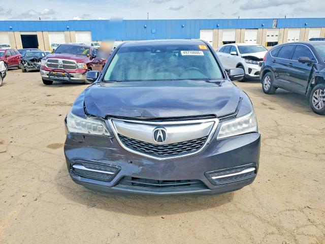 Продаж на аукціоні авто 2016 Acura Mdx, vin: 5FRYD4H4XGB045138, номер лоту: 49716666