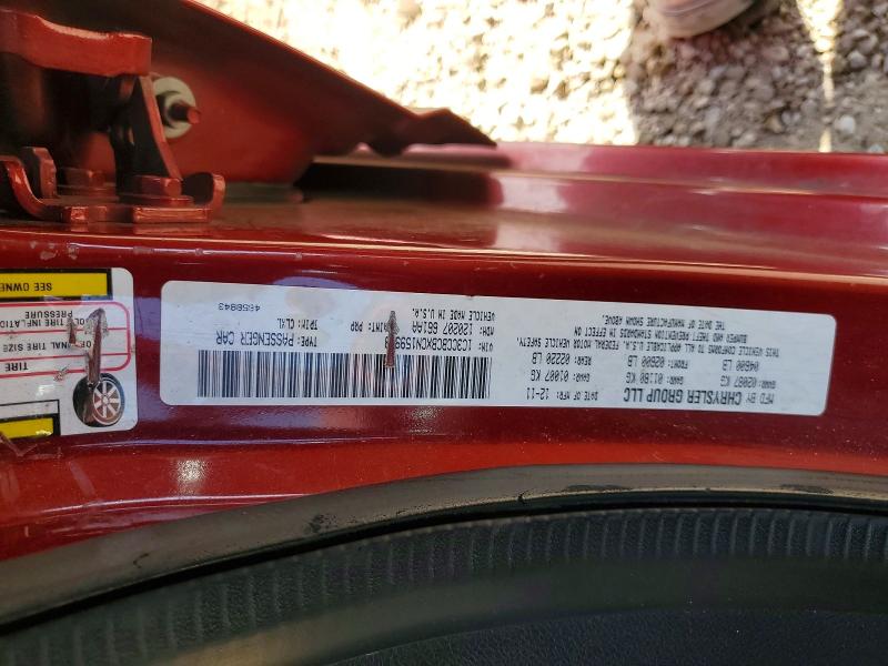 2012 Chrysler 200 მანქანა იყიდება აუქციონზე, vin: 1C3CCBCBXCN159973, აუქციონის ნომერი: 50730556