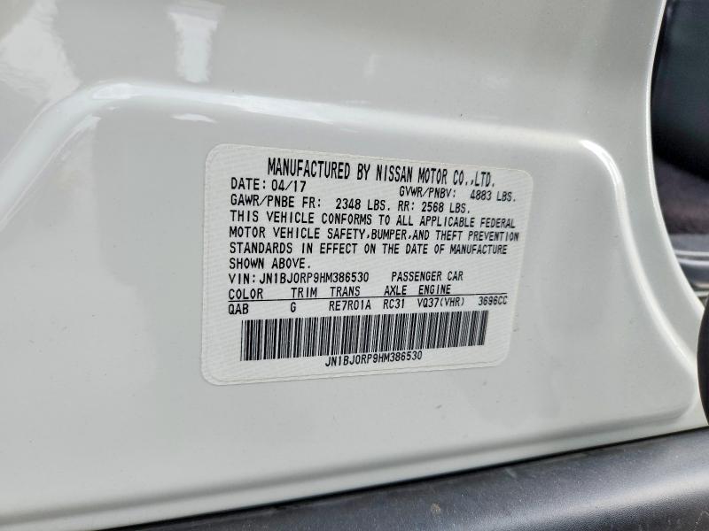 Продаж на аукціоні авто 2017 Infiniti Qx50, vin: JN1BJ0RP9HM386530, номер лоту: 51259096