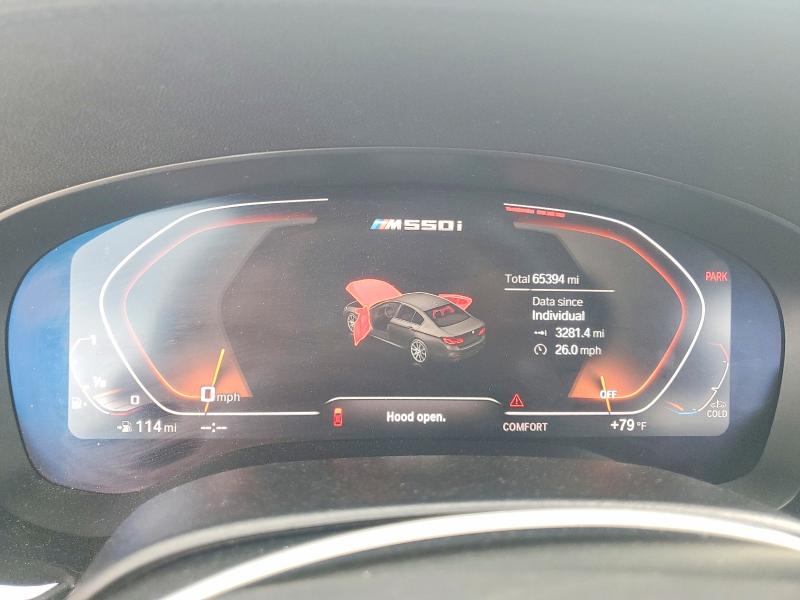 2020 Bmw M550xi მანქანა იყიდება აუქციონზე, vin: WBAJS7C04LCD22307, აუქციონის ნომერი: 48538236