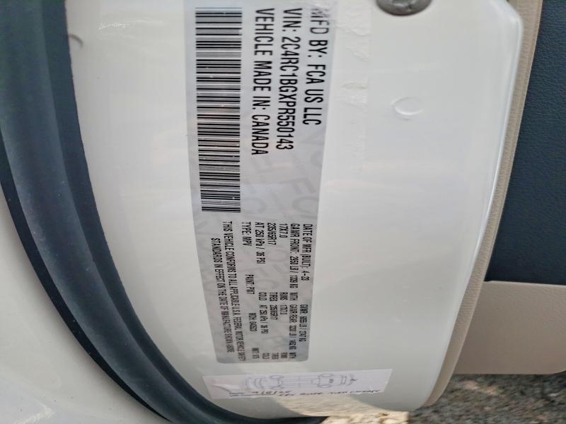 48534096 :رقم المزاد ، 2C4RC1BGXPR550143 vin ، 2023 Chrysler Pacifica مزاد بيع