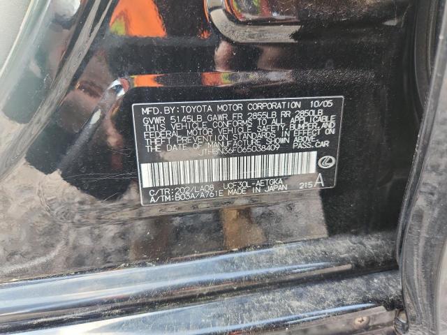 Aukcja sprzedaży 2006 Lexus Ls, vin: JTHBN36F065038409, numer aukcji: 51091946