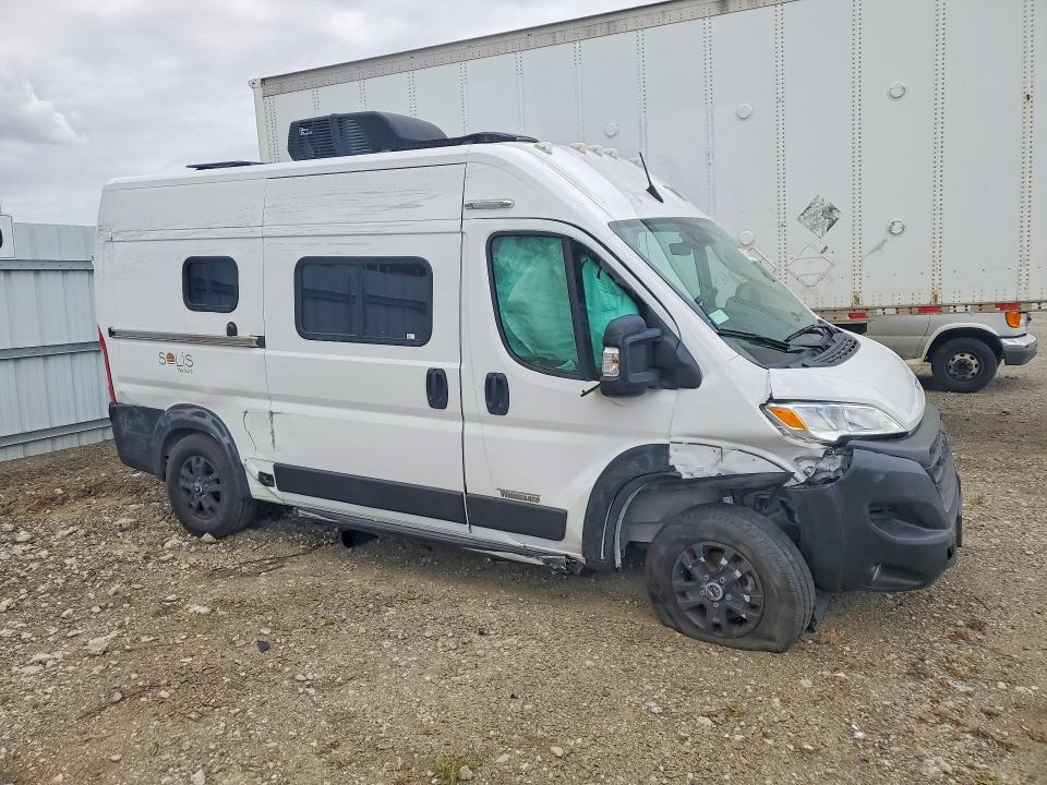 50754346 :رقم المزاد ، 3C6LRVBG3PE540624 vin ، 2023 Ram Promaster 1500 مزاد بيع