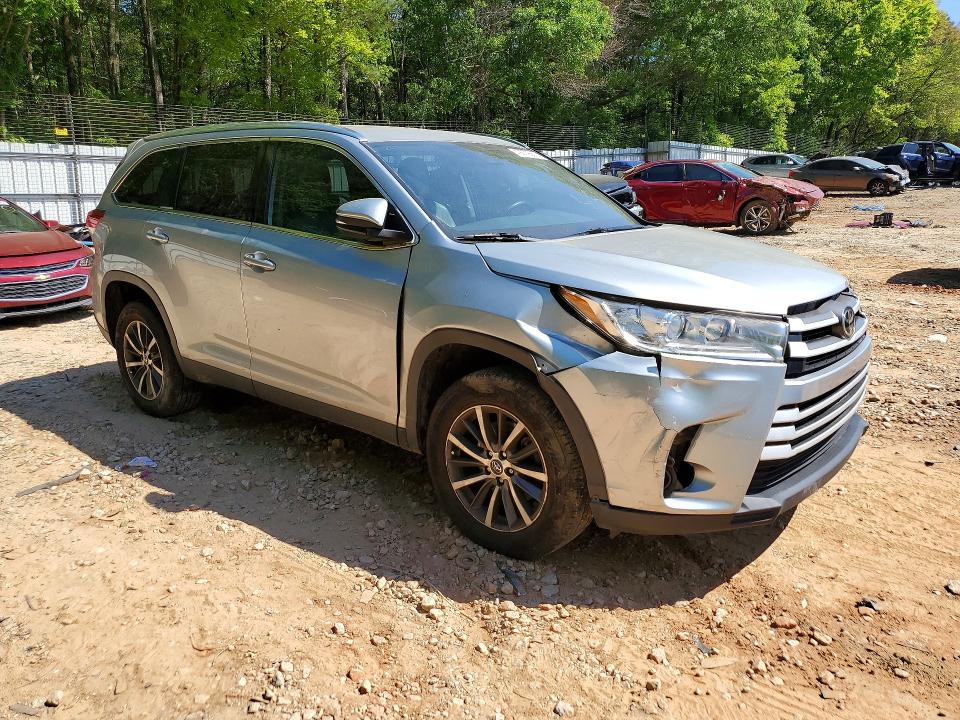 2019 Toyota Highlander მანქანა იყიდება აუქციონზე, vin: 5TDKZRFH2KS358040, აუქციონის ნომერი: 49279666