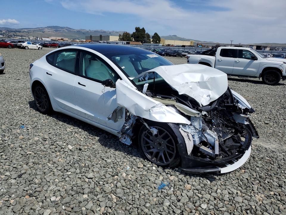 2025 Tesla Model 3 მანქანა იყიდება აუქციონზე, vin: 5YJ3E1EA7SF966808, აუქციონის ნომერი: 51226716