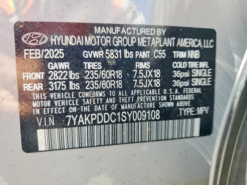 Продажа на аукционе авто 2025 Hyundai Ioniq 5, vin: 7YAKPDDC1SY009108, номер лота: 48008206